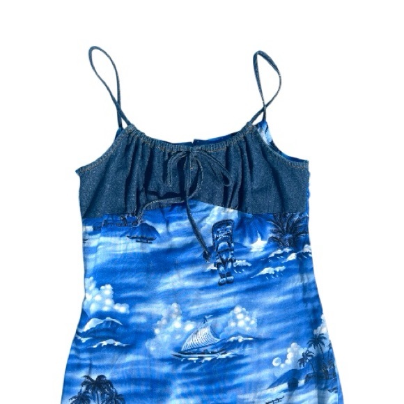 Tropical Vintage y2k Spaghetti Strap Dress - Picture 3 of 6